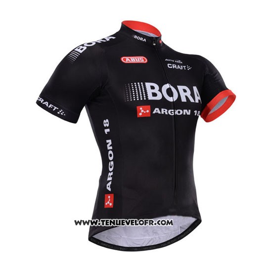 2015 Maillot Ciclismo Bora Noir Manches Courtes et Cuissard